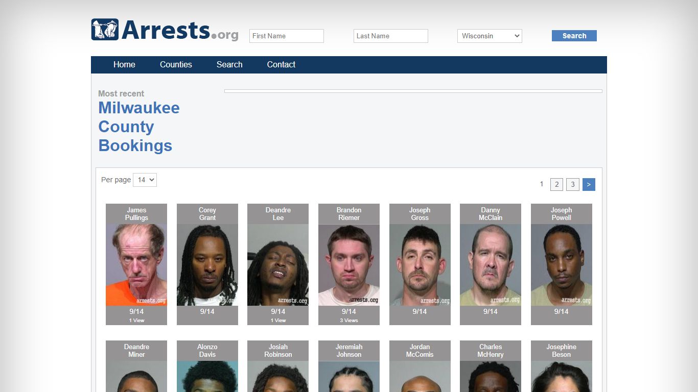 Milwaukee County Arrests and Inmate Search